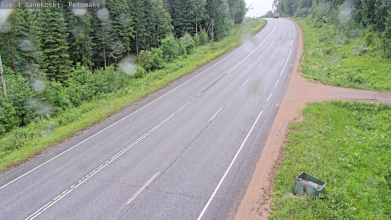 Weather Camera Image Väg 4 Äänekoski. PetomäkiPetomäki, Äänekoski, Keski-Suomi
