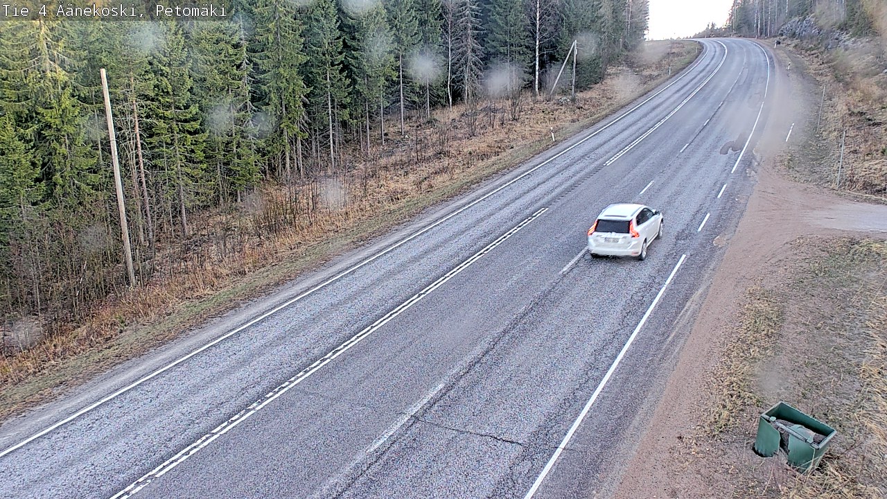 Weather Camera Image Väg 4 Äänekoski. PetomäkiPetomäki, Äänekoski, Keski-Suomi