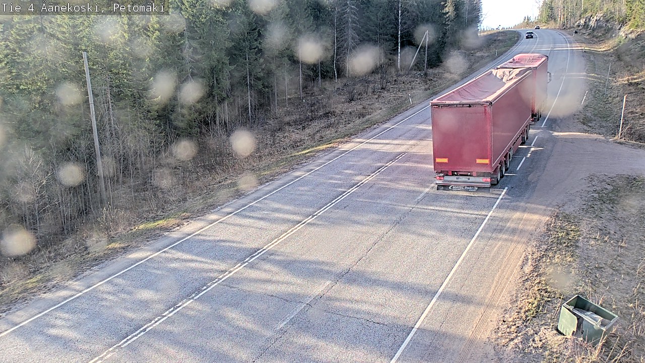 Weather Camera Image Väg 4 Äänekoski. PetomäkiPetomäki, Äänekoski, Keski-Suomi