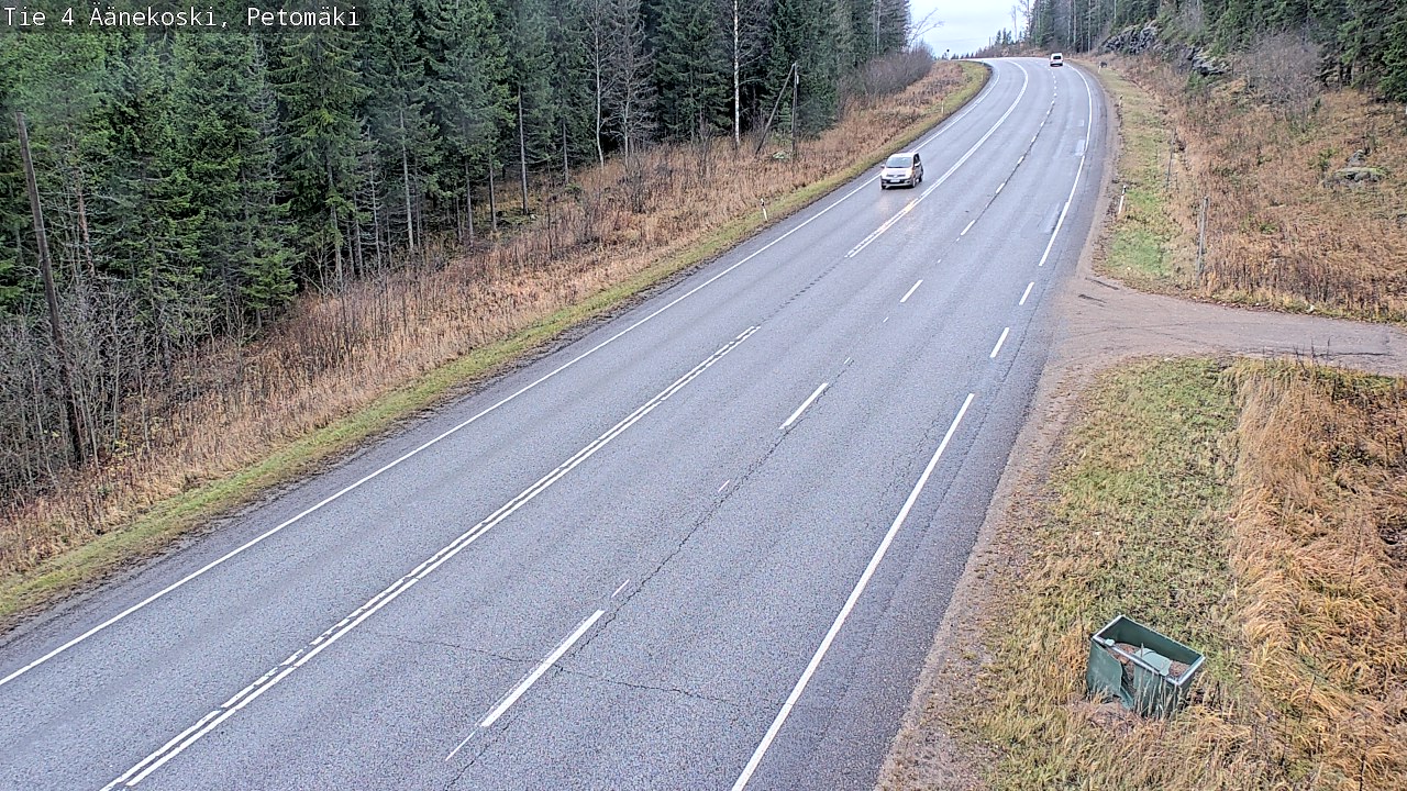 Weather Camera Image Väg 4 Äänekoski. PetomäkiPetomäki, Äänekoski, Keski-Suomi