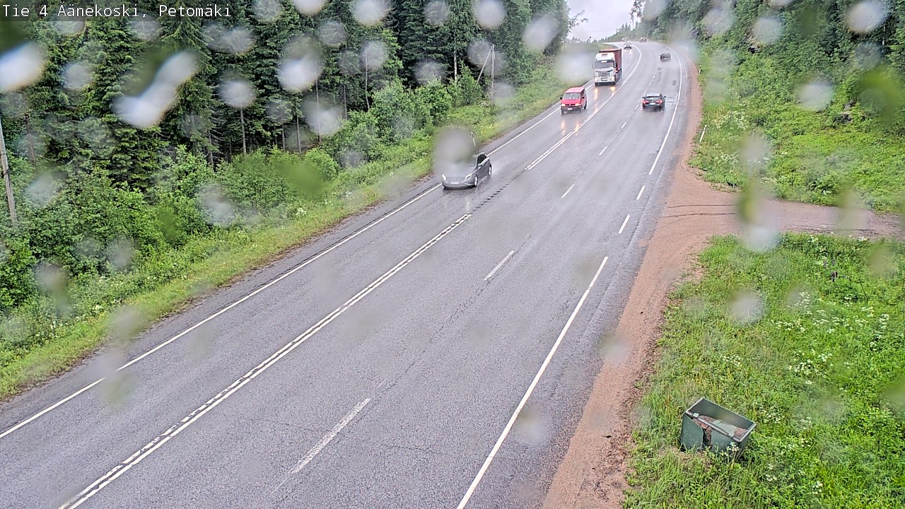 Weather Camera Image Väg 4 Äänekoski. PetomäkiPetomäki, Äänekoski, Keski-Suomi