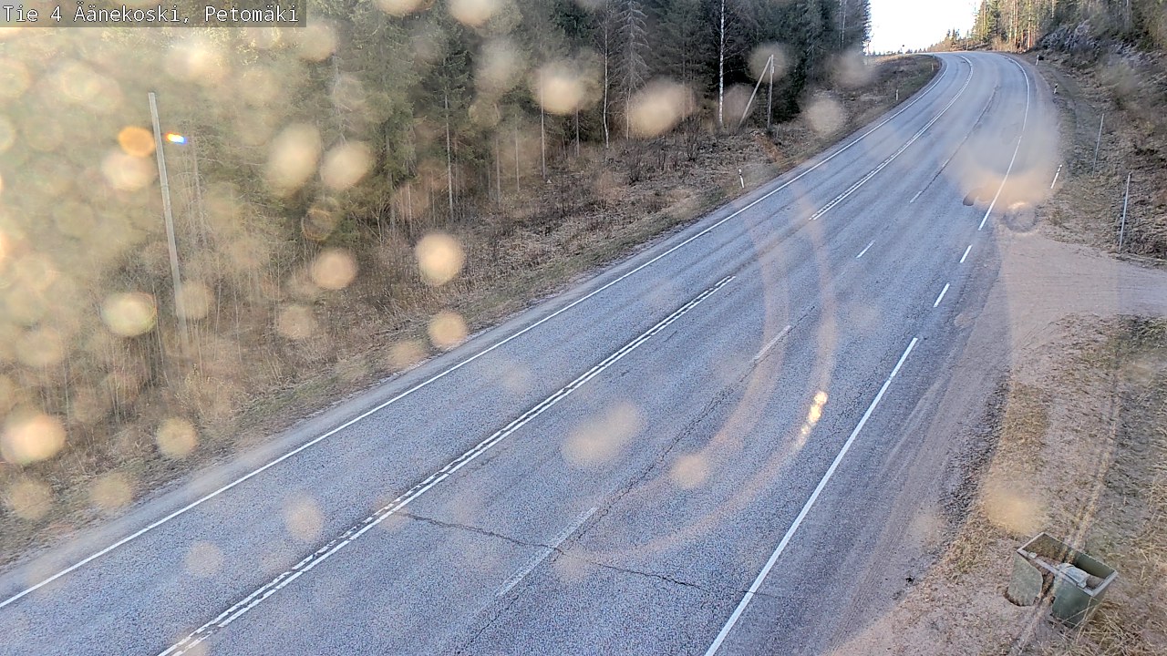 Weather Camera Image Väg 4 Äänekoski. PetomäkiPetomäki, Äänekoski, Keski-Suomi