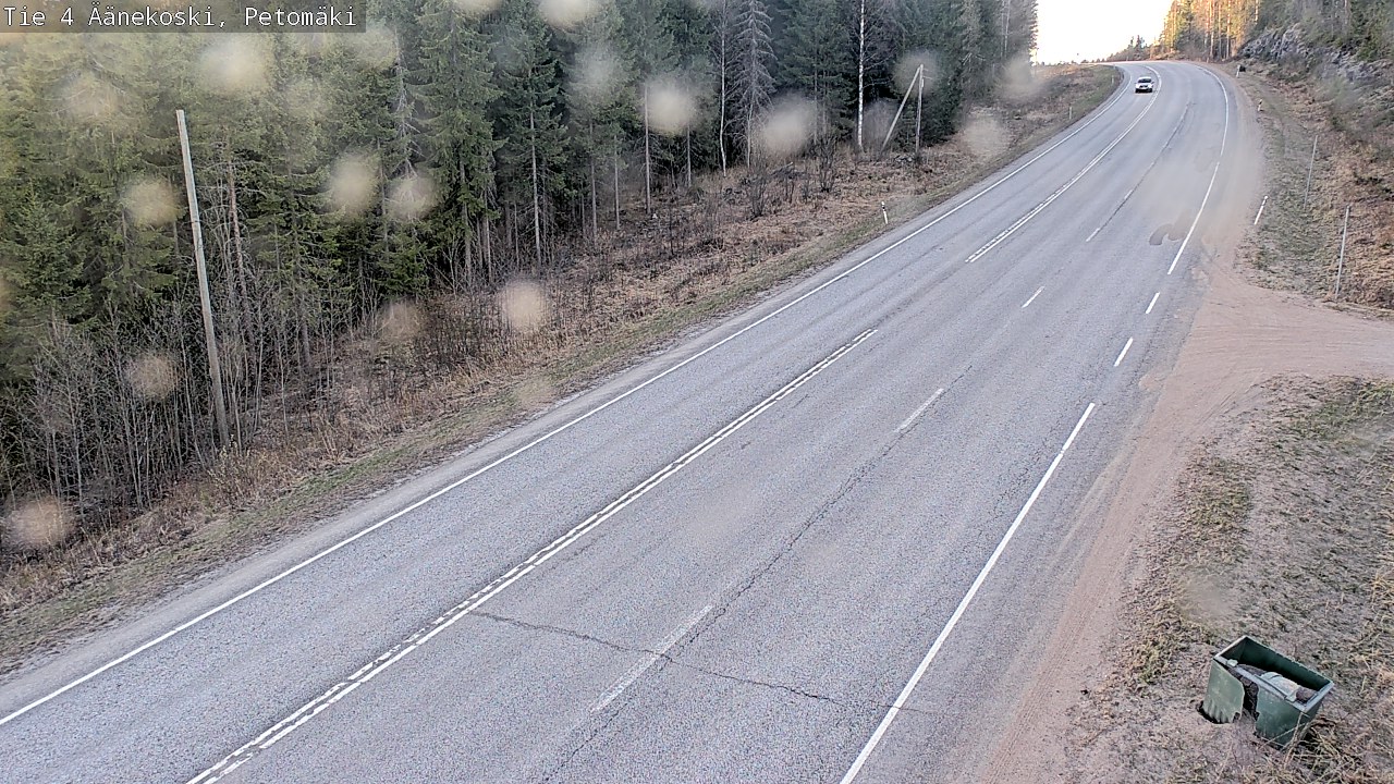 Weather Camera Image Väg 4 Äänekoski. PetomäkiPetomäki, Äänekoski, Keski-Suomi