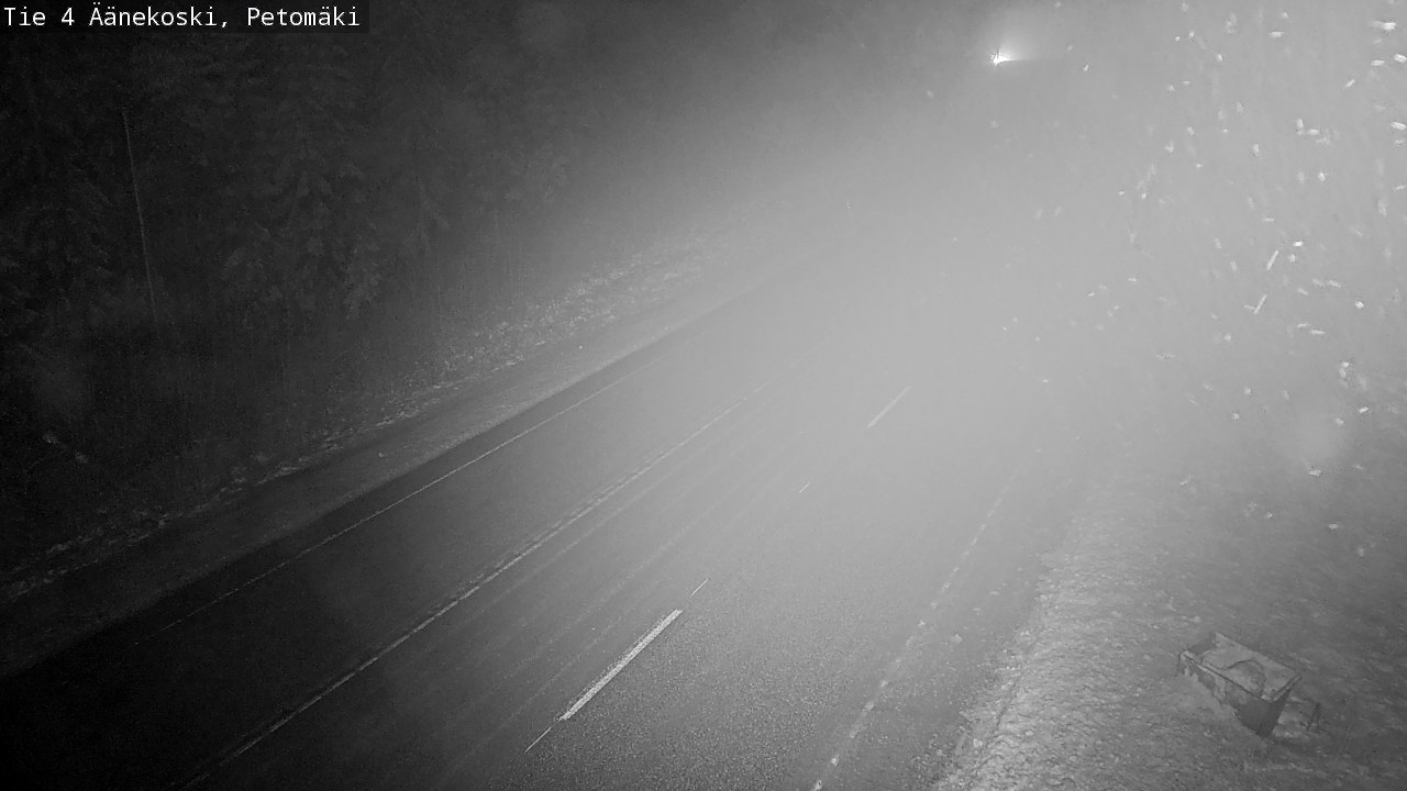 Weather Camera Image Väg 4 Äänekoski. PetomäkiPetomäki, Äänekoski, Keski-Suomi