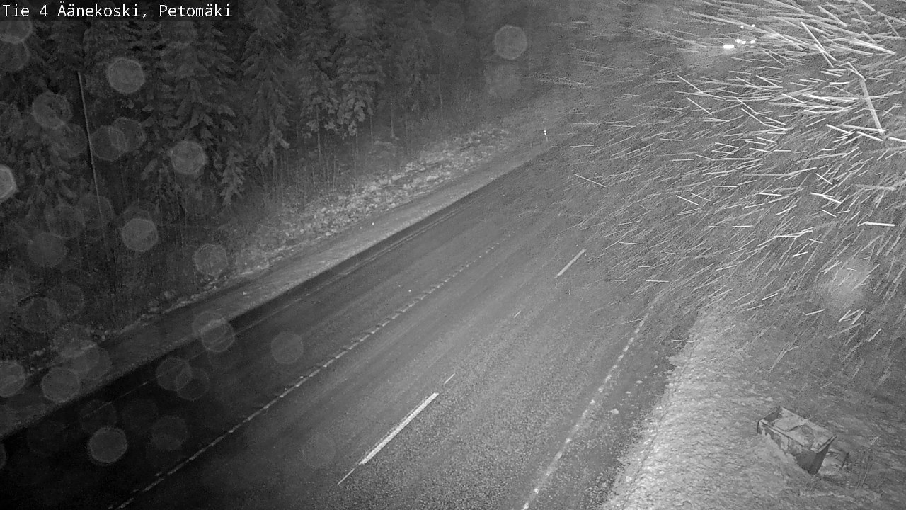 Weather Camera Image Väg 4 Äänekoski. PetomäkiPetomäki, Äänekoski, Keski-Suomi