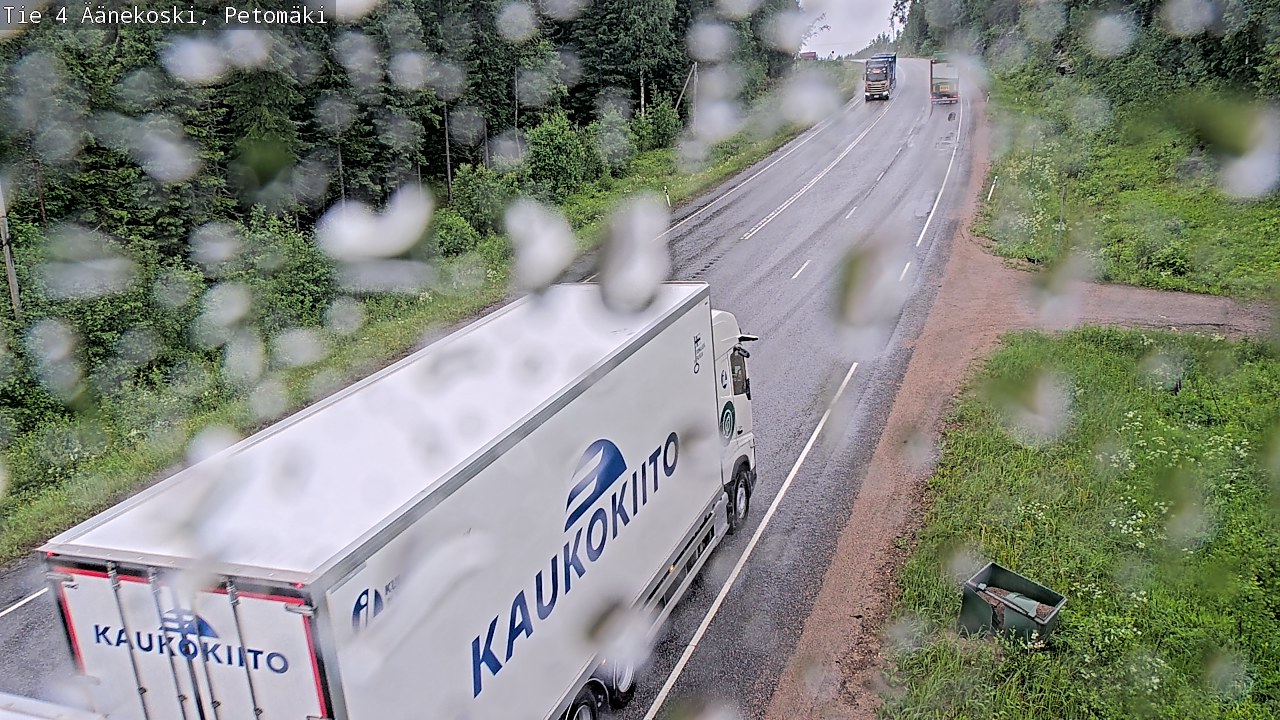 Weather Camera Image Väg 4 Äänekoski. PetomäkiPetomäki, Äänekoski, Keski-Suomi
