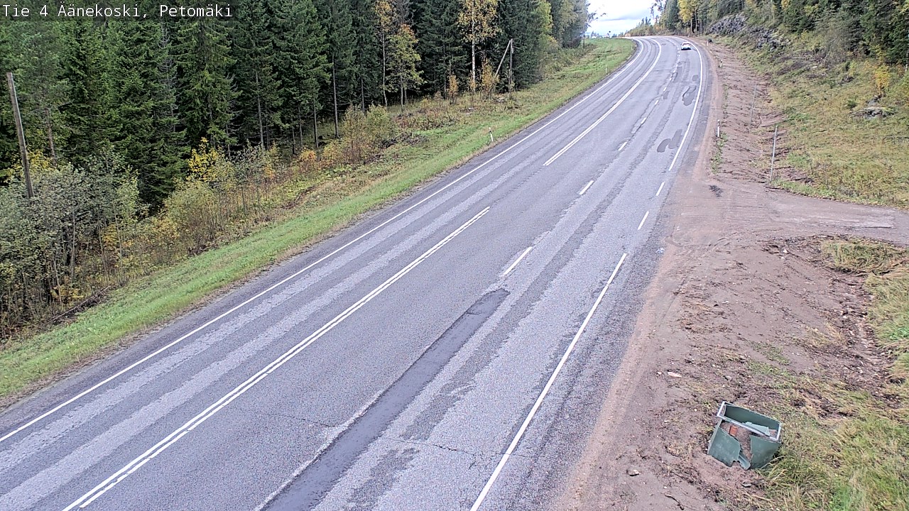 Weather Camera Image Road 4 Äänekoski. PetomäkiPetomäki, Äänekoski, Keski-Suomi
