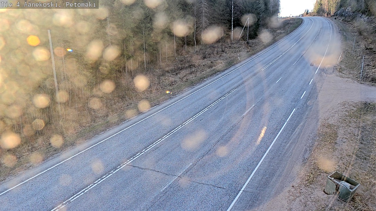 Weather Camera Image Väg 4 Äänekoski. PetomäkiPetomäki, Äänekoski, Keski-Suomi