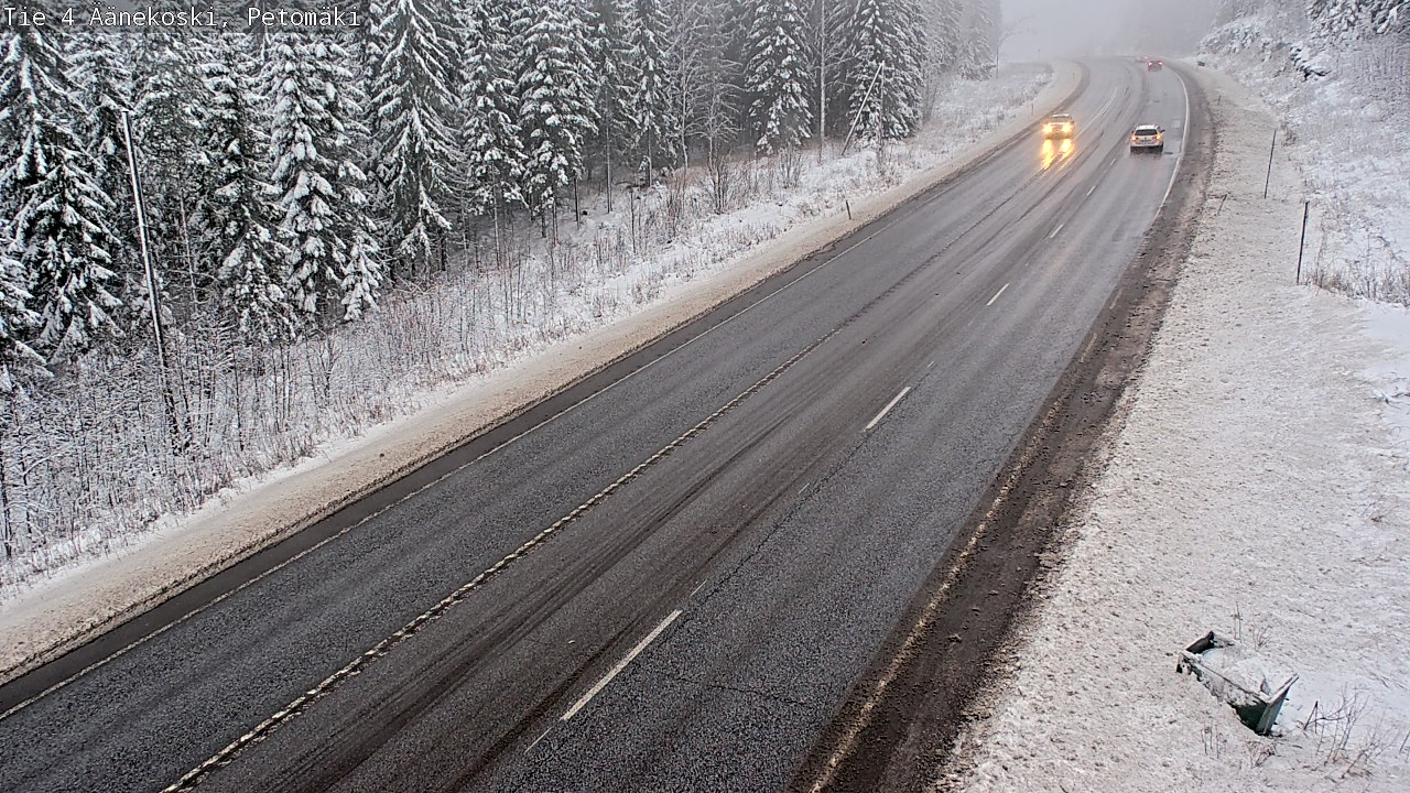 Weather Camera Image Väg 4 Äänekoski. PetomäkiPetomäki, Äänekoski, Keski-Suomi