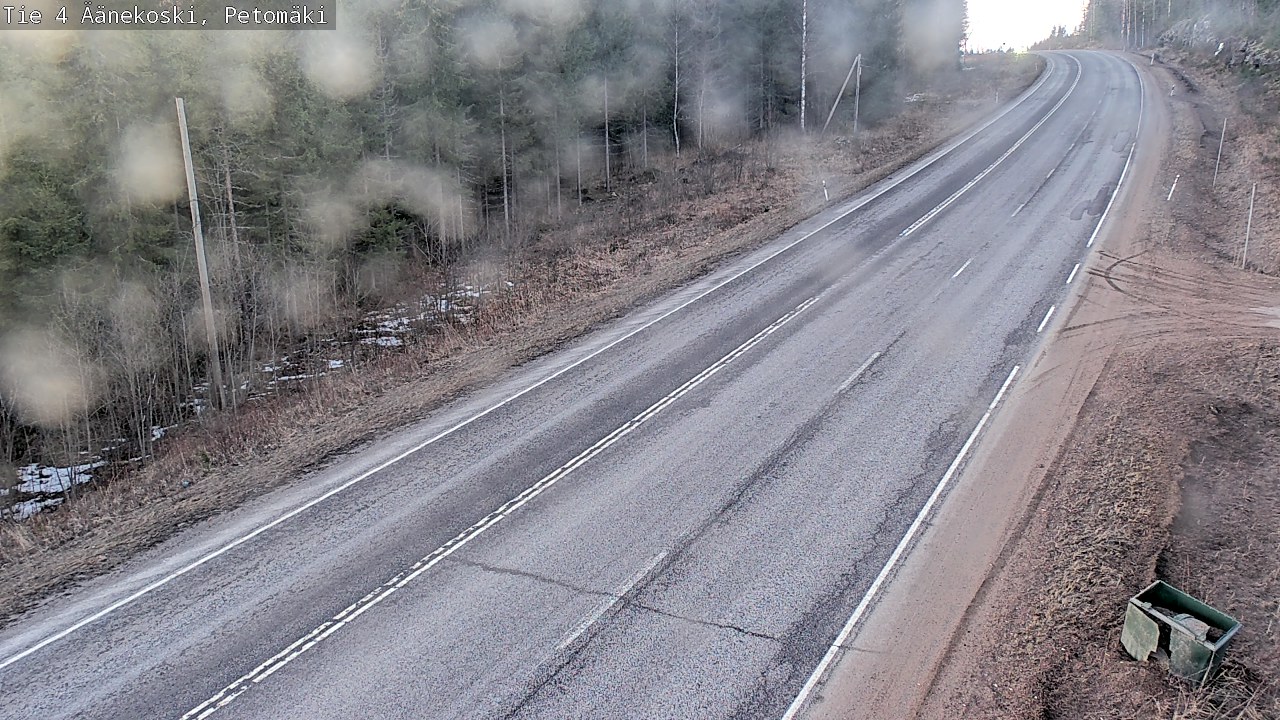 Weather Camera Image Väg 4 Äänekoski. PetomäkiPetomäki, Äänekoski, Keski-Suomi