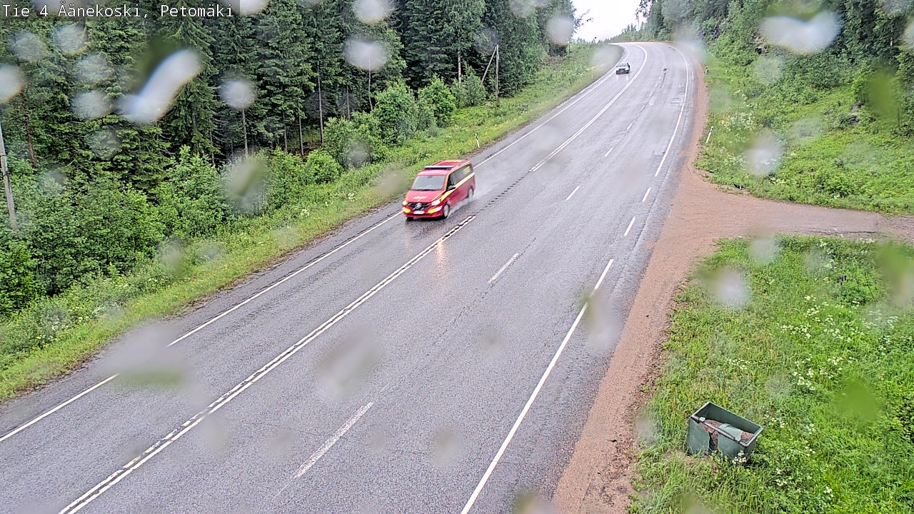 Weather Camera Image Väg 4 Äänekoski. PetomäkiPetomäki, Äänekoski, Keski-Suomi