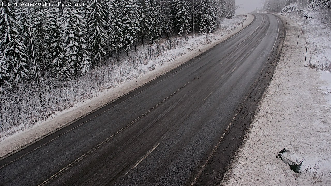 Weather Camera Image Väg 4 Äänekoski. PetomäkiPetomäki, Äänekoski, Keski-Suomi
