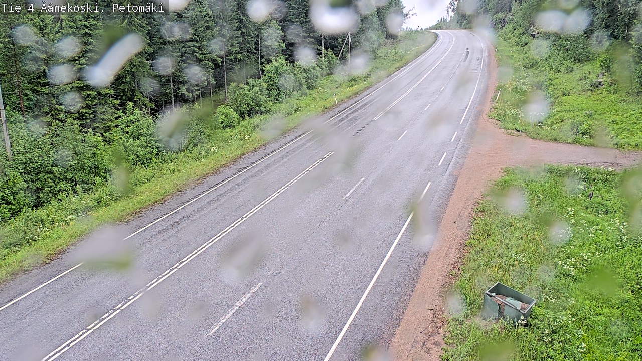 Weather Camera Image Väg 4 Äänekoski. PetomäkiPetomäki, Äänekoski, Keski-Suomi