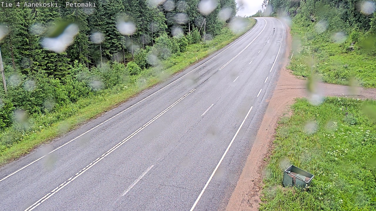 Weather Camera Image Väg 4 Äänekoski. PetomäkiPetomäki, Äänekoski, Keski-Suomi