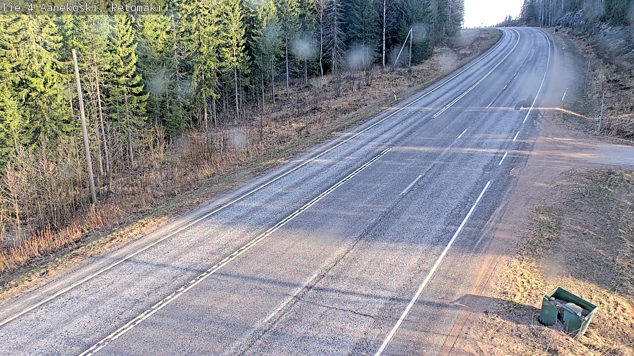 Weather Camera Image Väg 4 Äänekoski. PetomäkiPetomäki, Äänekoski, Keski-Suomi