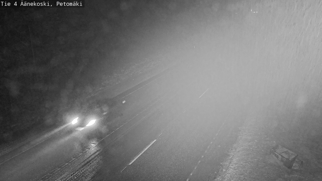 Weather Camera Image Väg 4 Äänekoski. PetomäkiPetomäki, Äänekoski, Keski-Suomi