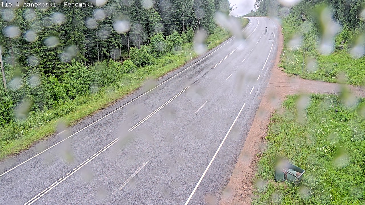 Weather Camera Image Väg 4 Äänekoski. PetomäkiPetomäki, Äänekoski, Keski-Suomi