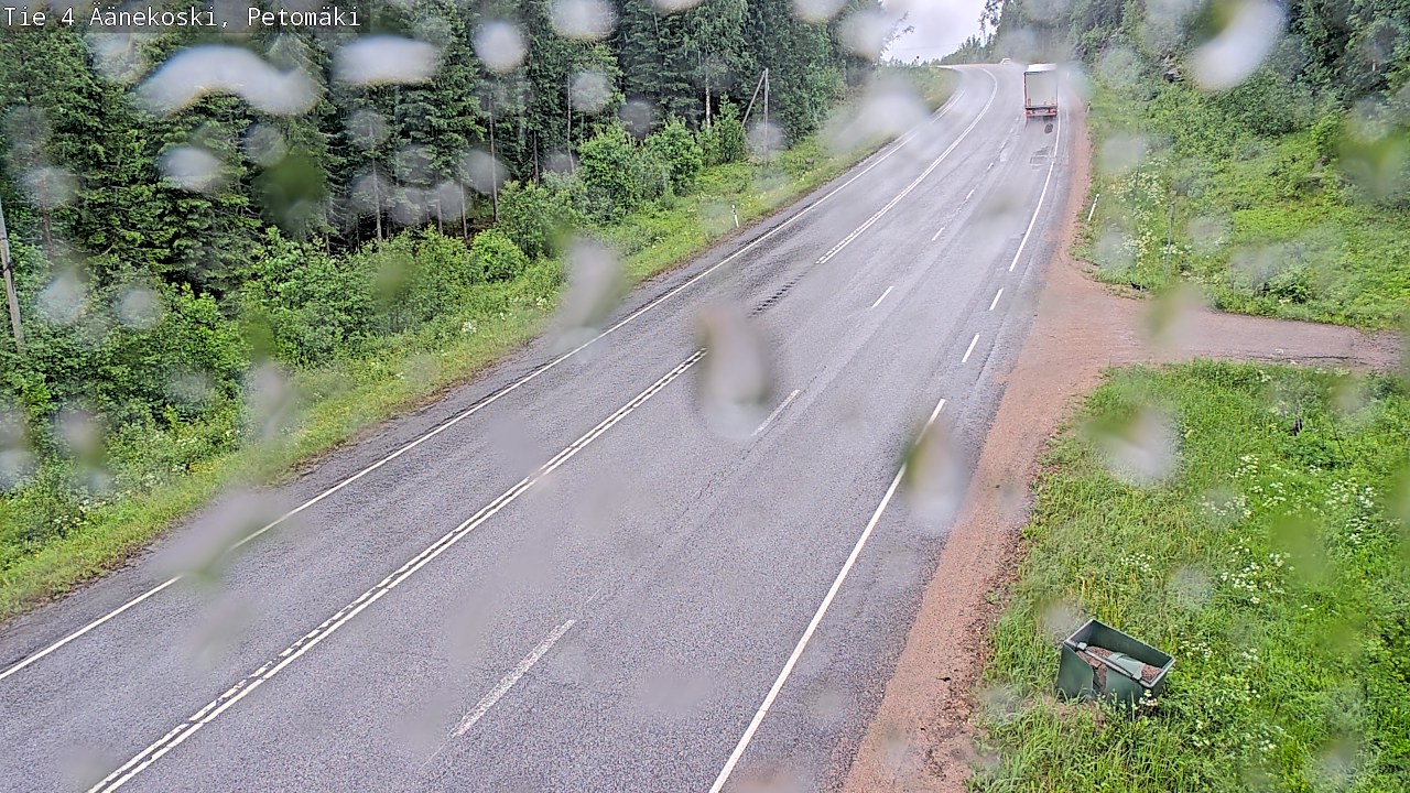 Weather Camera Image Väg 4 Äänekoski. PetomäkiPetomäki, Äänekoski, Keski-Suomi