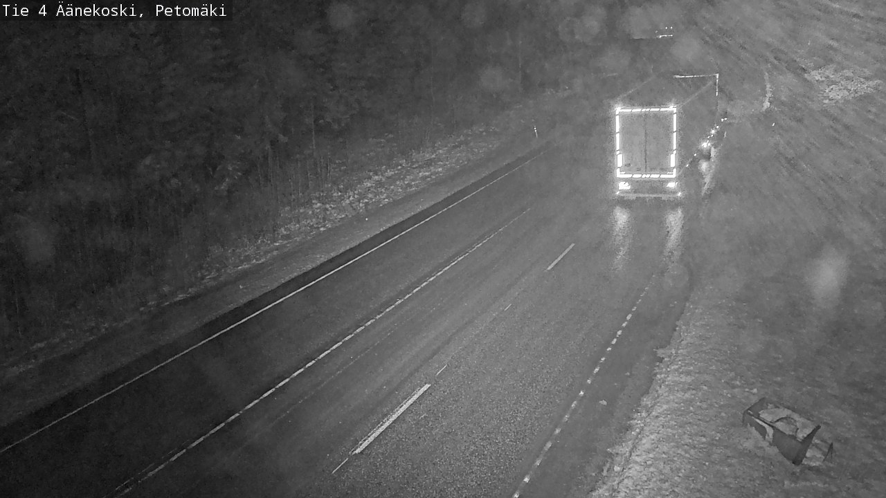 Weather Camera Image Väg 4 Äänekoski. PetomäkiPetomäki, Äänekoski, Keski-Suomi