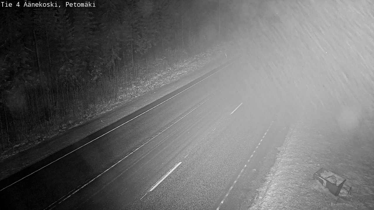 Weather Camera Image Väg 4 Äänekoski. PetomäkiPetomäki, Äänekoski, Keski-Suomi