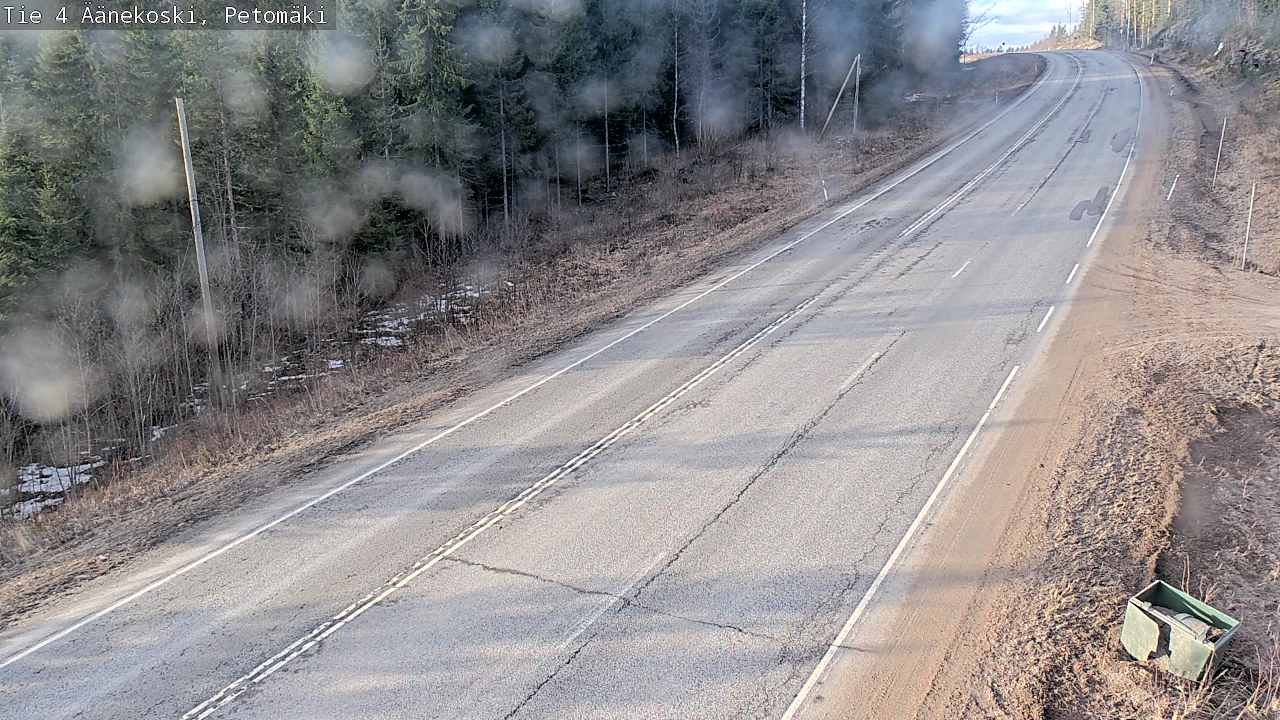 Weather Camera Image Road 4 Äänekoski. PetomäkiPetomäki, Äänekoski, Keski-Suomi