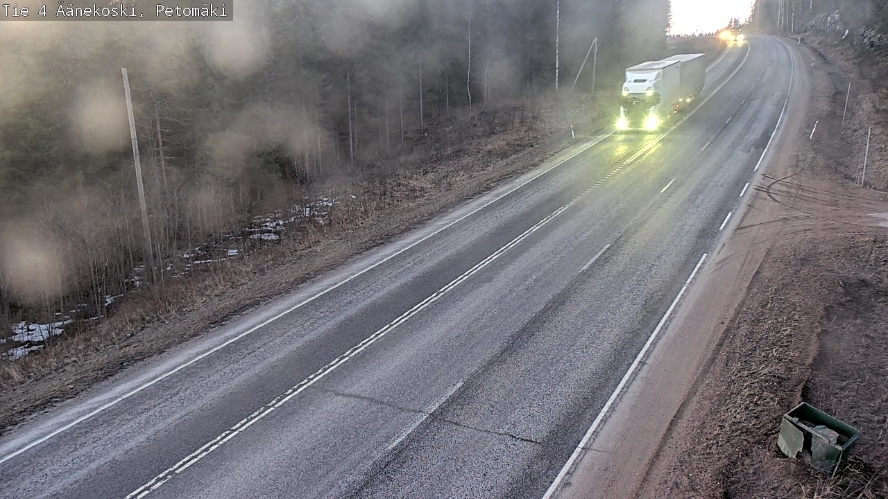 Weather Camera Image Väg 4 Äänekoski. PetomäkiPetomäki, Äänekoski, Keski-Suomi