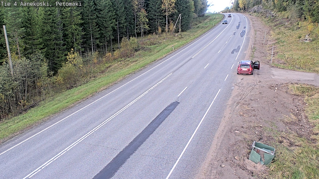 Weather Camera Image Road 4 Äänekoski. PetomäkiPetomäki, Äänekoski, Keski-Suomi