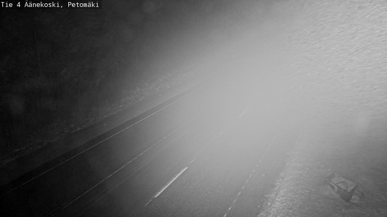 Weather Camera Image Väg 4 Äänekoski. PetomäkiPetomäki, Äänekoski, Keski-Suomi