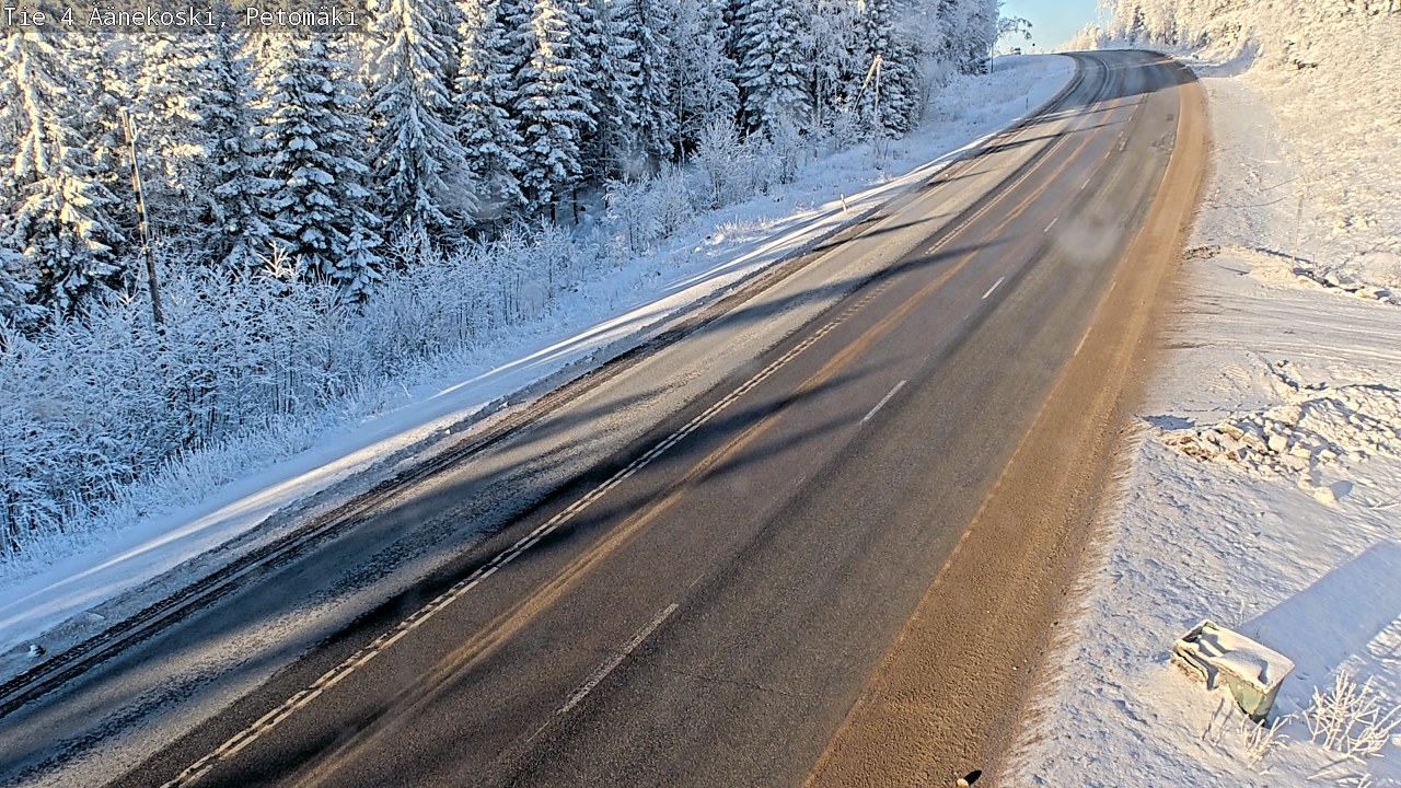Weather Camera Image Road 4 Äänekoski. PetomäkiPetomäki, Äänekoski, Keski-Suomi