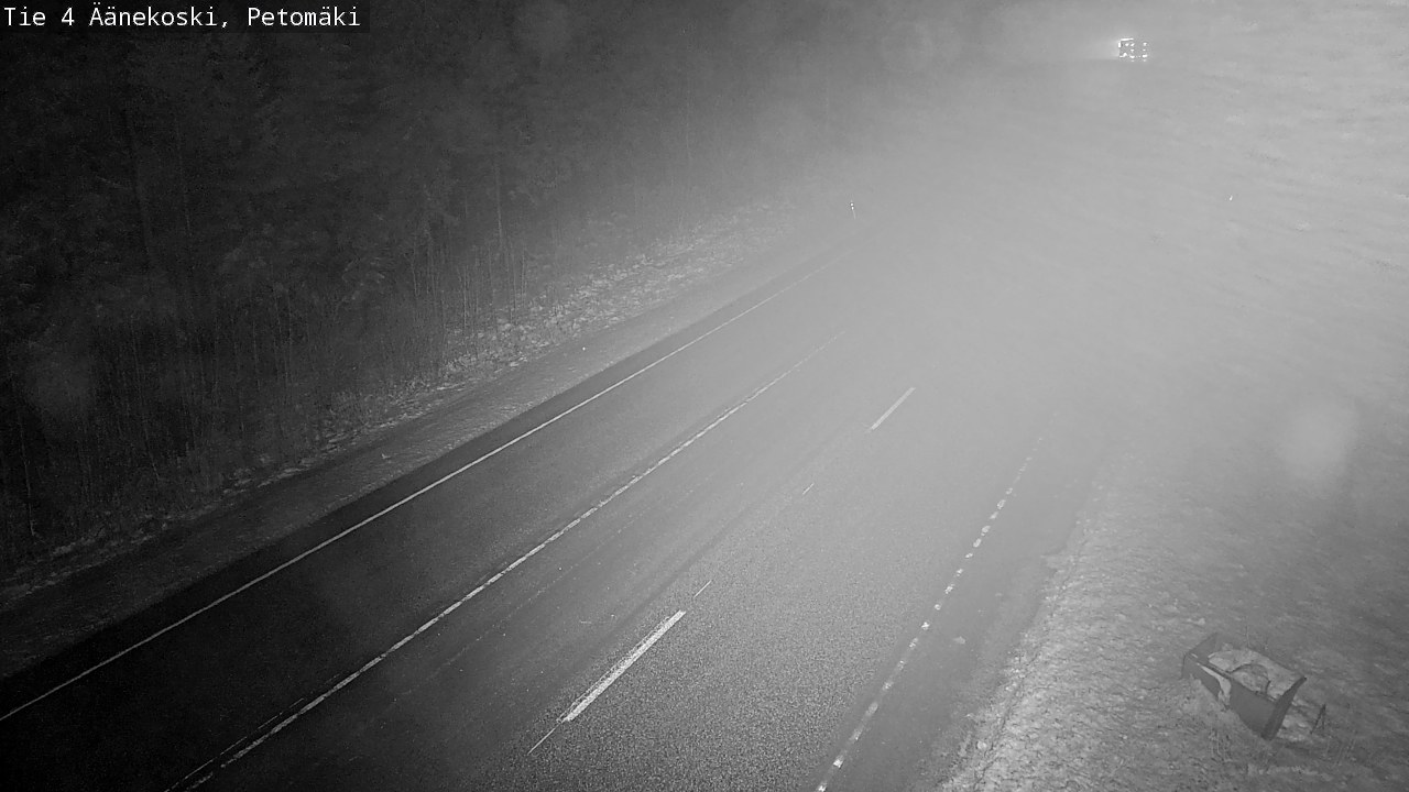 Weather Camera Image Väg 4 Äänekoski. PetomäkiPetomäki, Äänekoski, Keski-Suomi