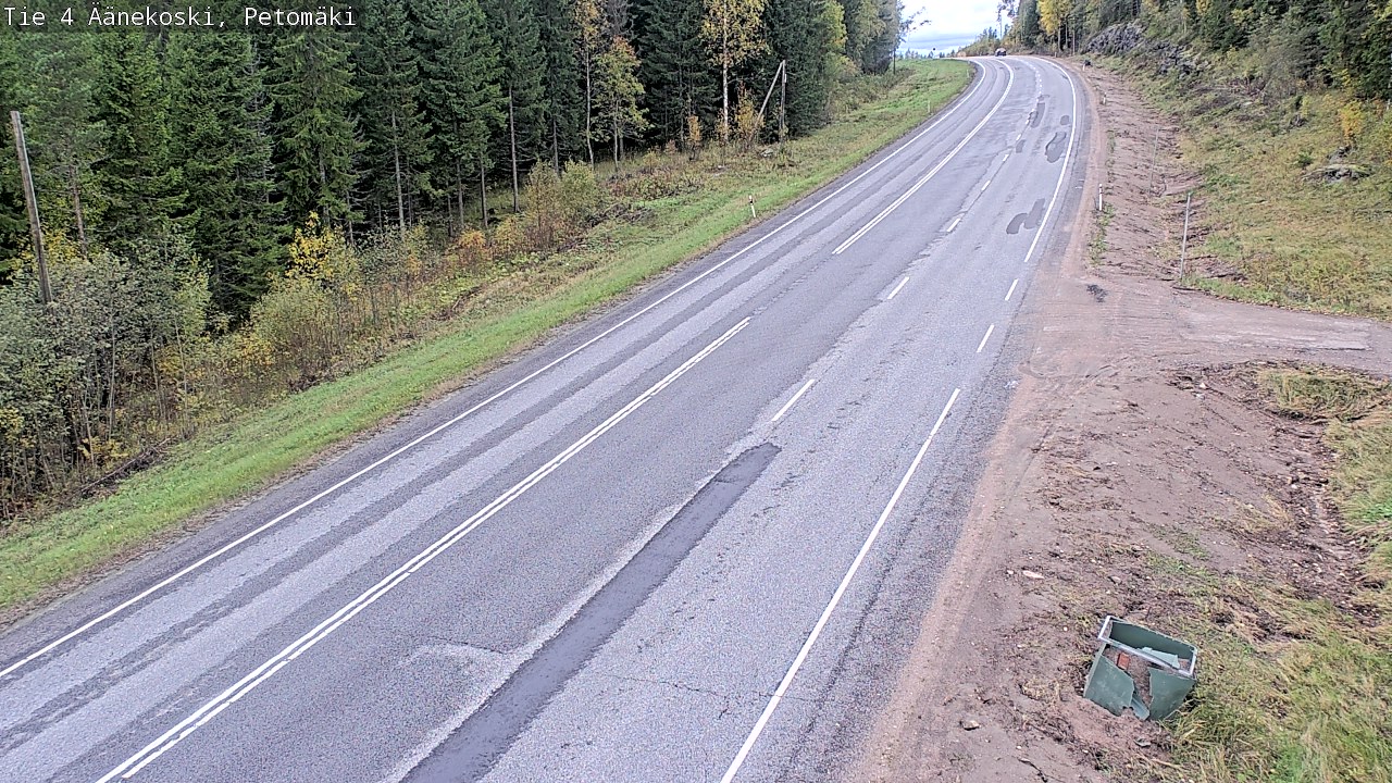 Weather Camera Image Road 4 Äänekoski. PetomäkiPetomäki, Äänekoski, Keski-Suomi
