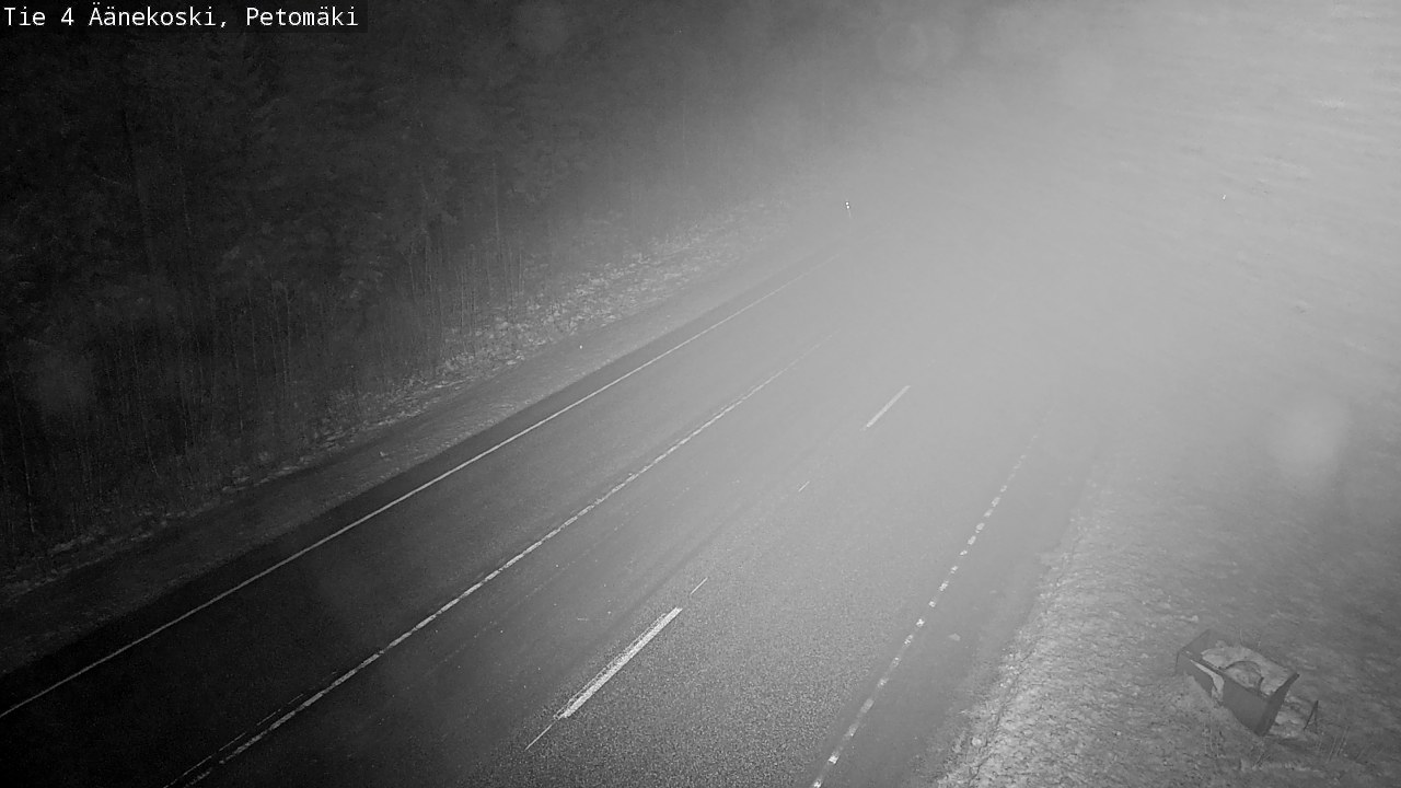 Weather Camera Image Väg 4 Äänekoski. PetomäkiPetomäki, Äänekoski, Keski-Suomi