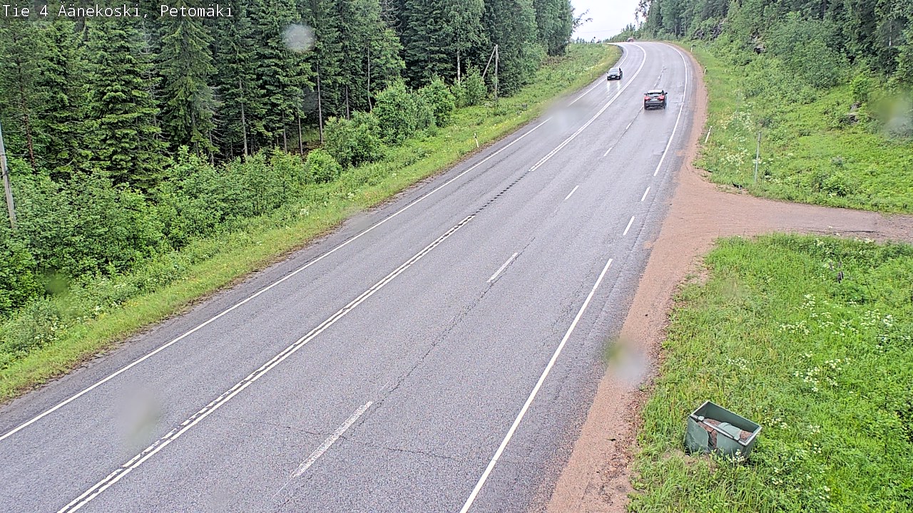 Weather Camera Image Väg 4 Äänekoski. PetomäkiPetomäki, Äänekoski, Keski-Suomi