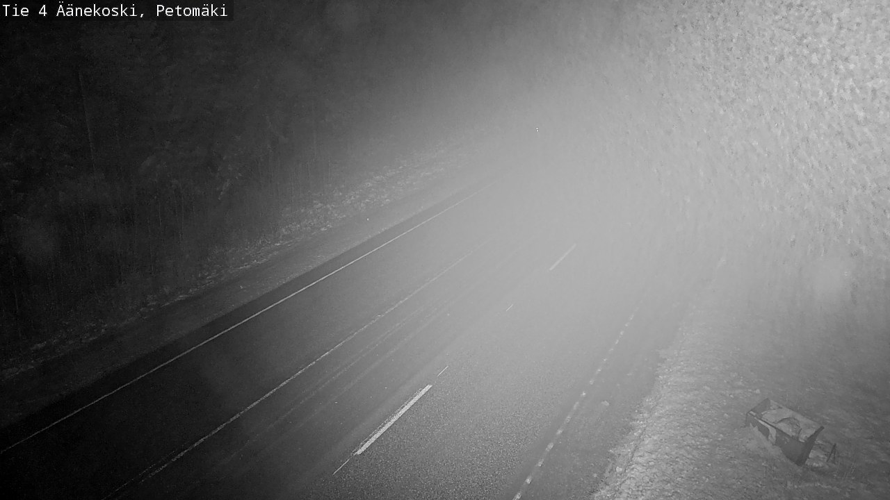 Weather Camera Image Väg 4 Äänekoski. PetomäkiPetomäki, Äänekoski, Keski-Suomi