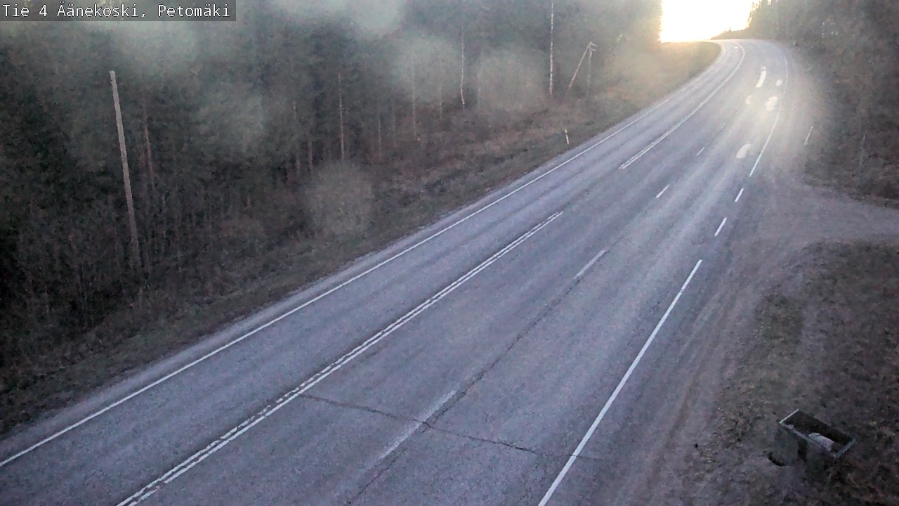 Weather Camera Image Väg 4 Äänekoski. PetomäkiPetomäki, Äänekoski, Keski-Suomi
