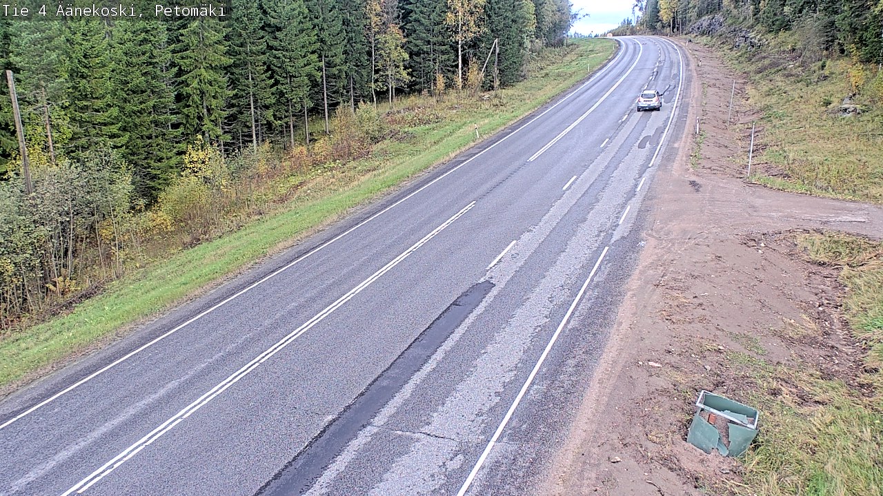 Weather Camera Image Road 4 Äänekoski. PetomäkiPetomäki, Äänekoski, Keski-Suomi