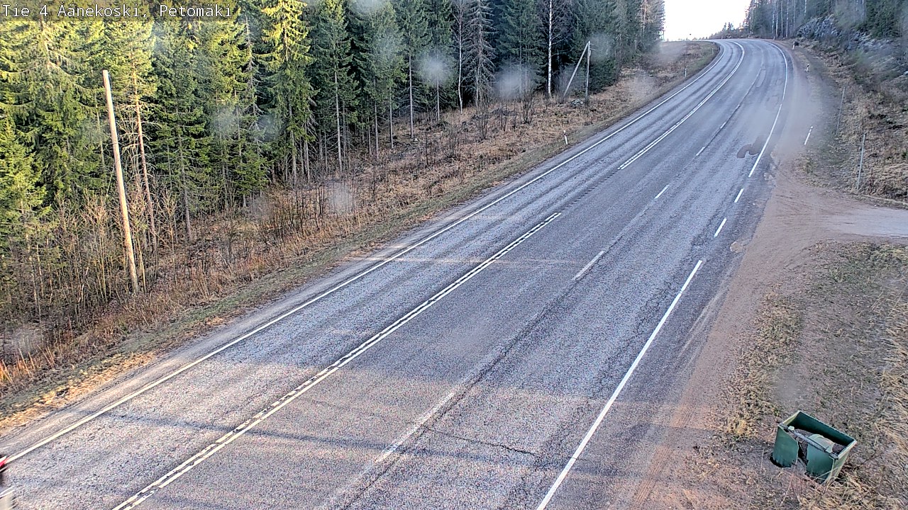 Weather Camera Image Väg 4 Äänekoski. PetomäkiPetomäki, Äänekoski, Keski-Suomi