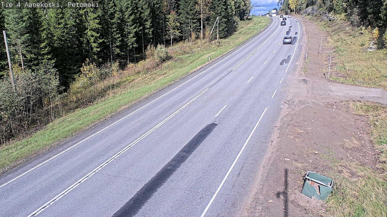 Weather Camera Image Road 4 Äänekoski. PetomäkiPetomäki, Äänekoski, Keski-Suomi