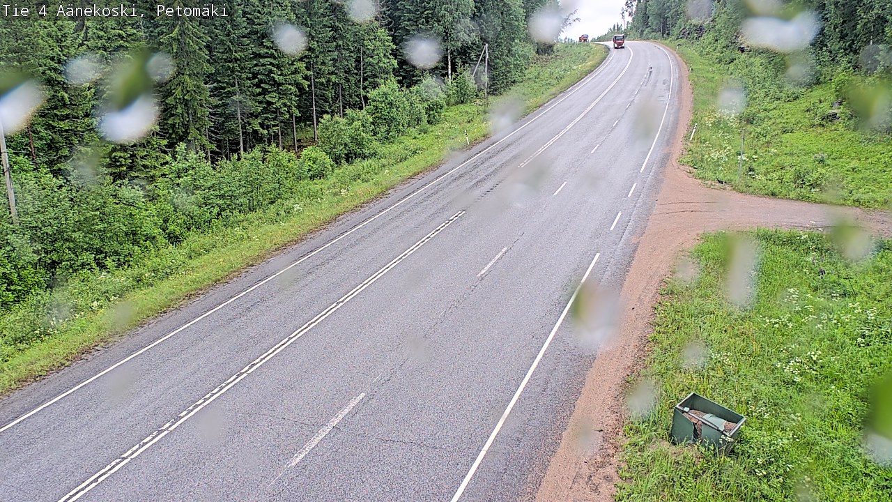 Weather Camera Image Väg 4 Äänekoski. PetomäkiPetomäki, Äänekoski, Keski-Suomi
