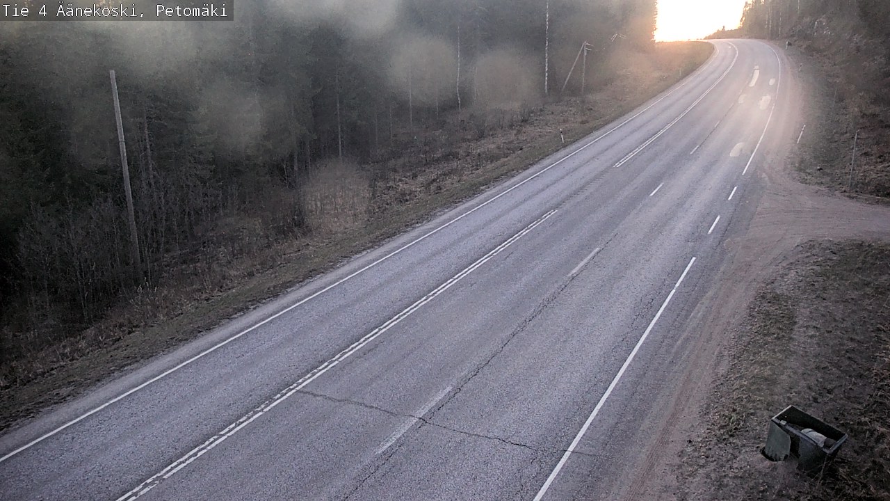 Weather Camera Image Väg 4 Äänekoski. PetomäkiPetomäki, Äänekoski, Keski-Suomi
