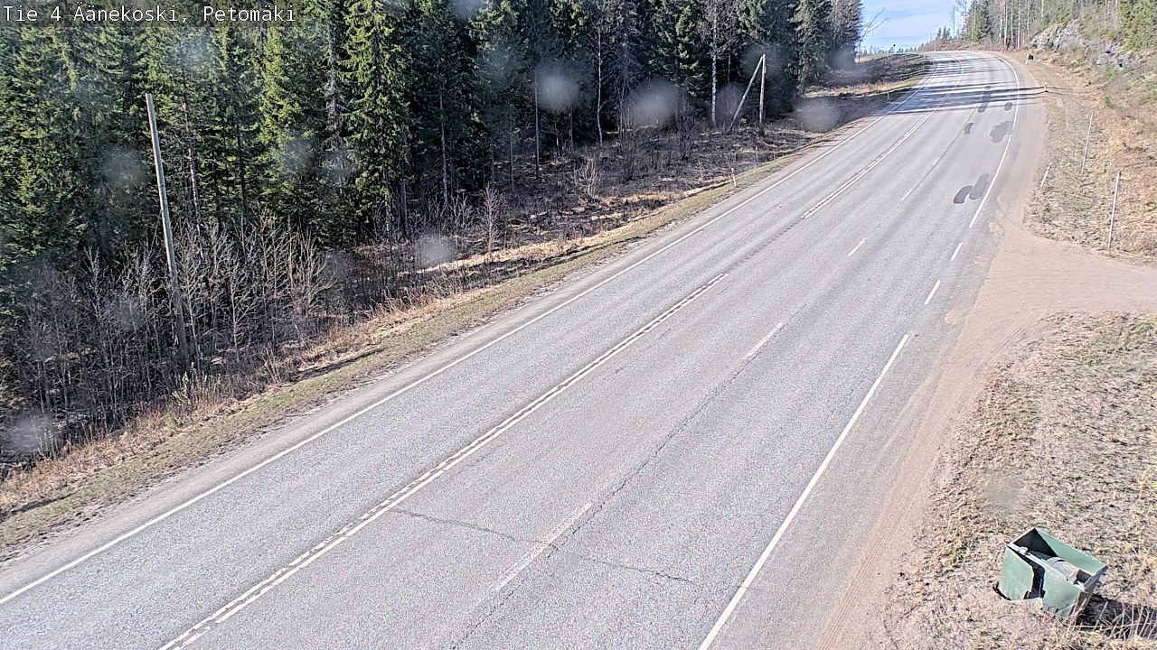 Weather Camera Image Väg 4 Äänekoski. PetomäkiPetomäki, Äänekoski, Keski-Suomi