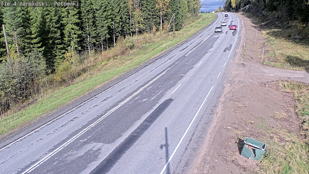 Weather Camera Image Road 4 Äänekoski. PetomäkiPetomäki, Äänekoski, Keski-Suomi
