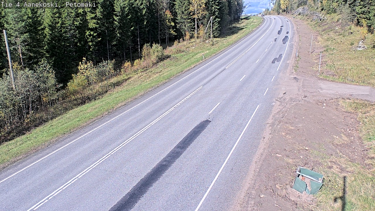 Weather Camera Image Road 4 Äänekoski. PetomäkiPetomäki, Äänekoski, Keski-Suomi