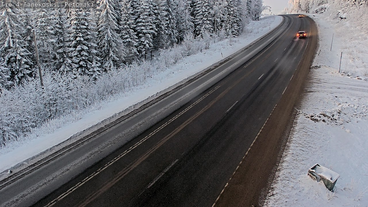 Weather Camera Image Väg 4 Äänekoski. PetomäkiPetomäki, Äänekoski, Keski-Suomi