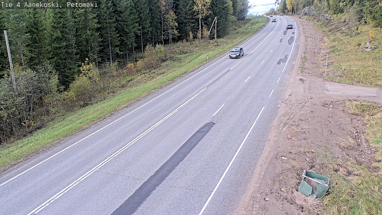 Weather Camera Image Road 4 Äänekoski. PetomäkiPetomäki, Äänekoski, Keski-Suomi