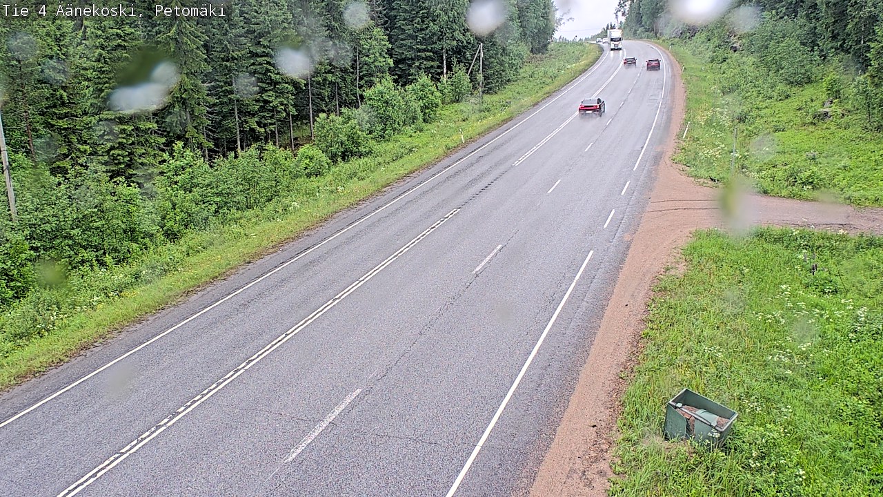 Weather Camera Image Väg 4 Äänekoski. PetomäkiPetomäki, Äänekoski, Keski-Suomi