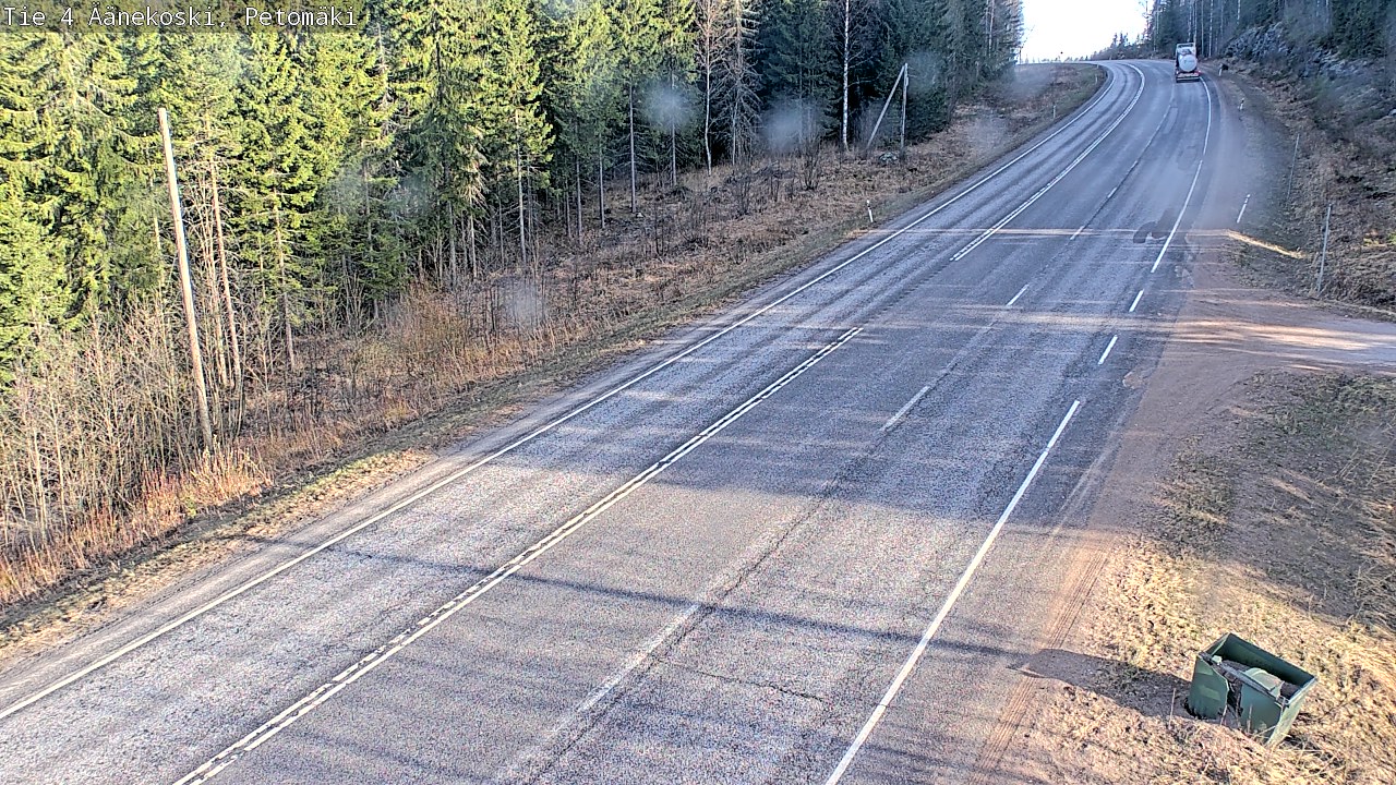Weather Camera Image Väg 4 Äänekoski. PetomäkiPetomäki, Äänekoski, Keski-Suomi