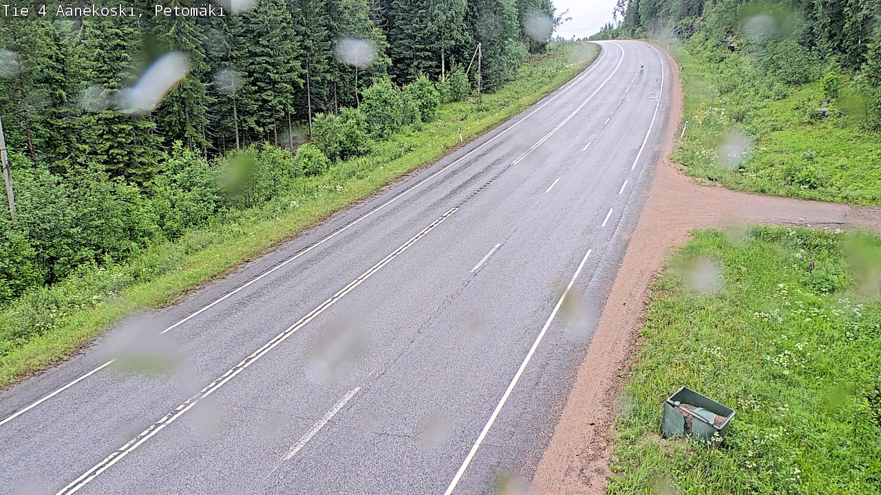 Weather Camera Image Väg 4 Äänekoski. PetomäkiPetomäki, Äänekoski, Keski-Suomi
