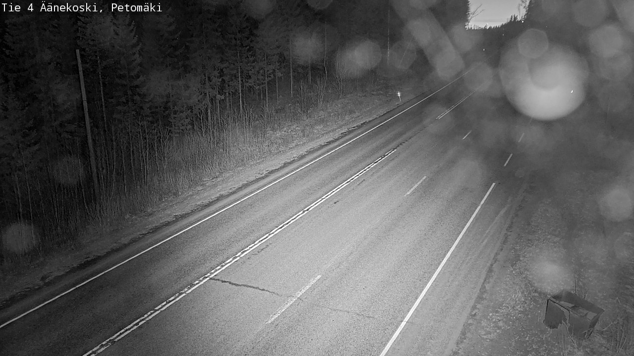 Weather Camera Image Väg 4 Äänekoski. PetomäkiPetomäki, Äänekoski, Keski-Suomi