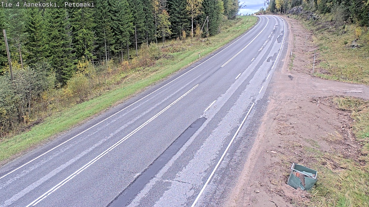 Weather Camera Image Road 4 Äänekoski. PetomäkiPetomäki, Äänekoski, Keski-Suomi